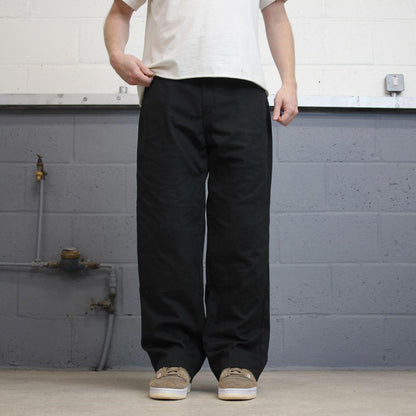 Baggy Dickies double knee carpenter pants W34L30 black 90s skate style loose leg cargos