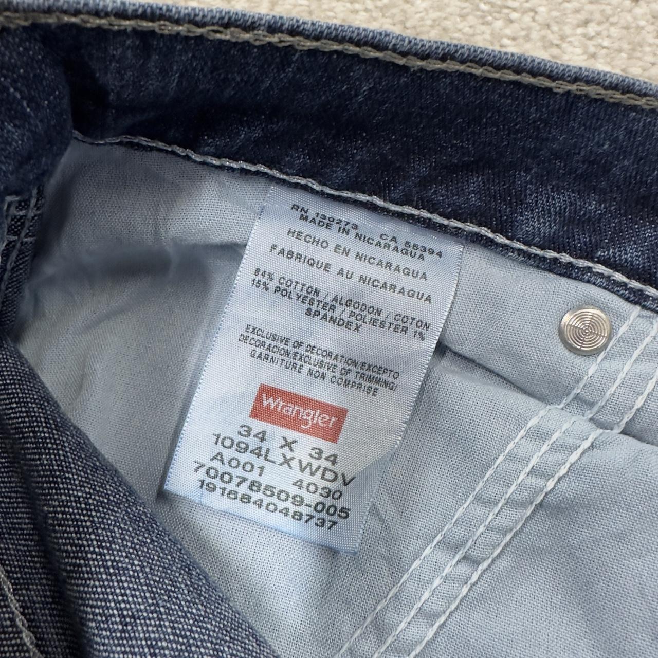 Wrangler carpenter jeans y2k blue loose leg denim