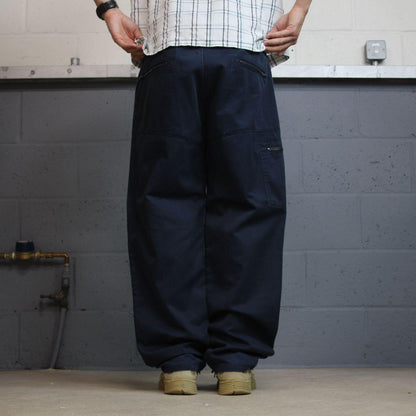 Dickies double knee works pants navy W38L30 Loose chino utility skate cargo work trousers