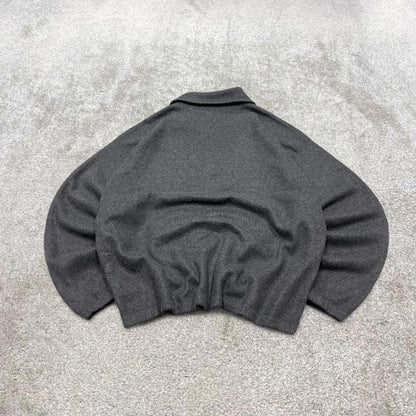 00s Columbia technical fleece L men's grey 1/4 zip up y2k style autumn pull over casual