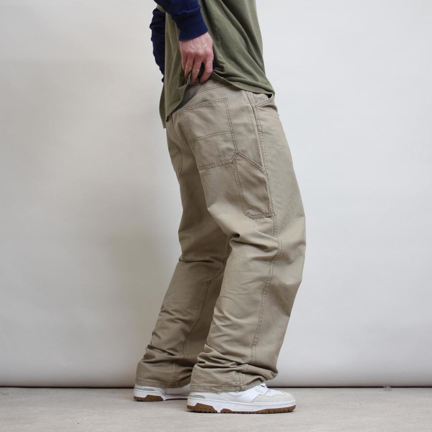 Blue Mountain carpenter trousers W40L34 beige sand 90s workwear skate style cargo pants