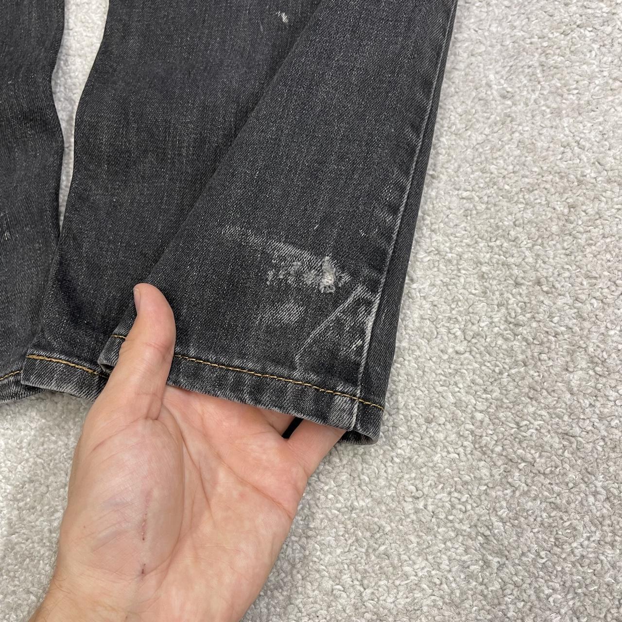 Y2K Levi’s 505 jeans straight leg washed black / grey Straight fit 5 pocket pants belt loops