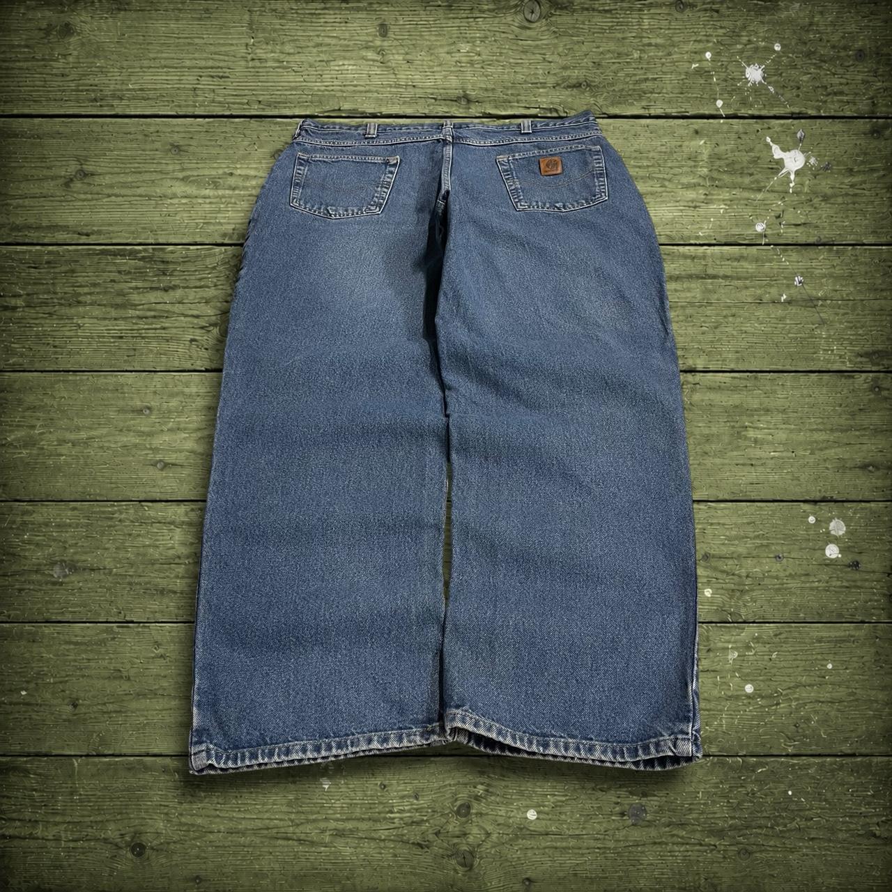 Vintage Carhartt jeans y2k denim blue Loose relaxed fit 5 pocket work pants