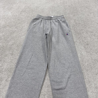 Y2K Champion grey joggers small loose leg Loose casual 2000s style jogging bottoms