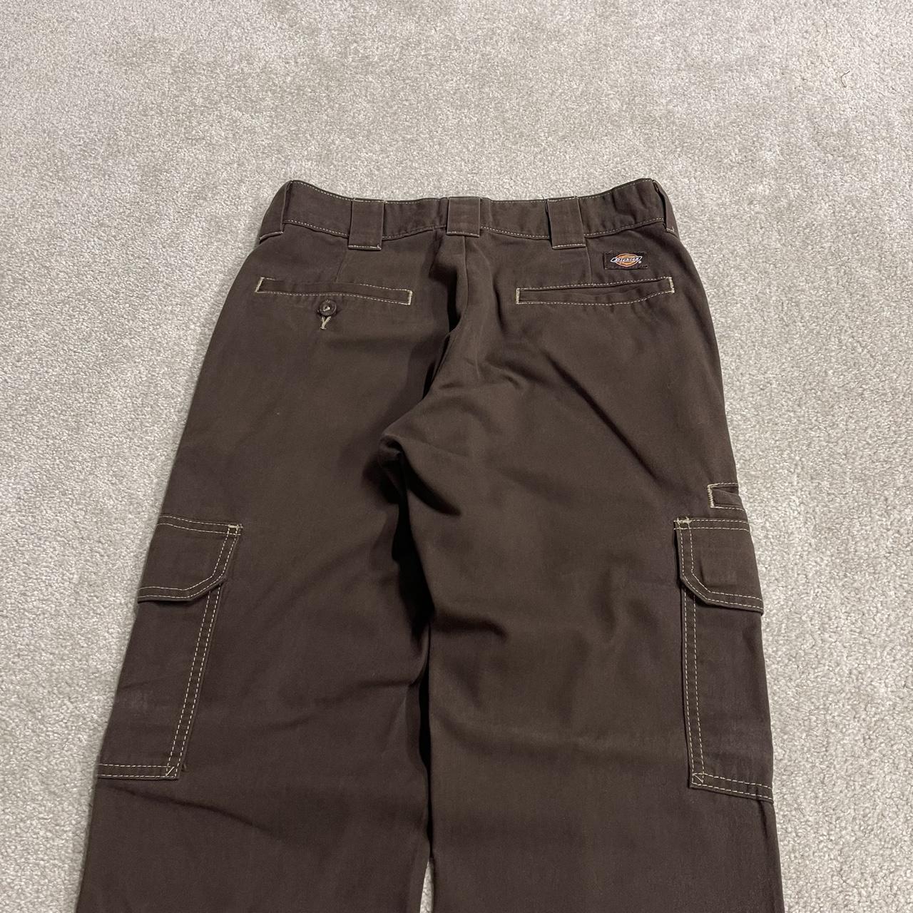 Dickies cargo pants relaxed y2k brown Comfy chino style skate work trousers