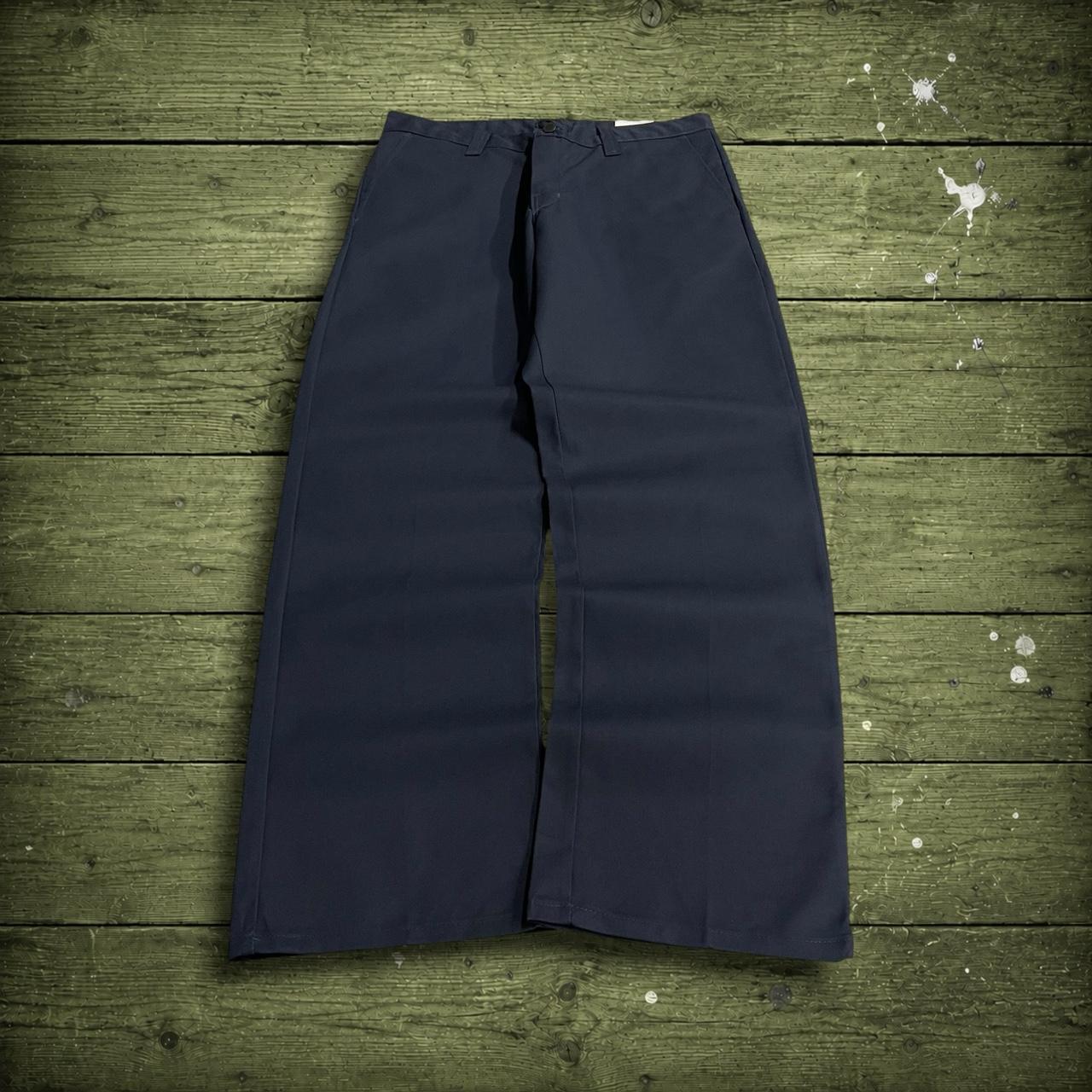 Dickies work pants W34L32 navy regular fit Twill chino style skate work trousers