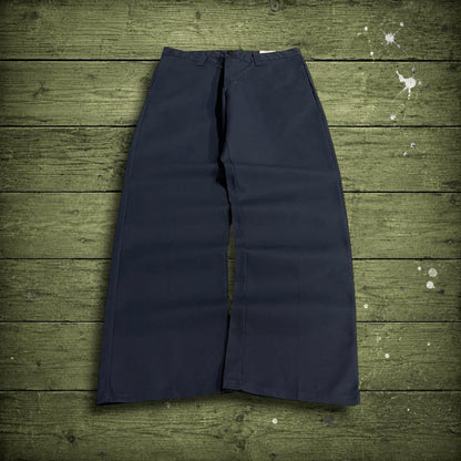 Dickies work pants W34L32 navy regular fit Twill chino style skate work trousers