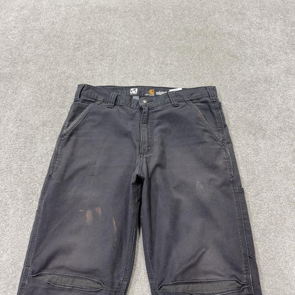 Carhartt carpenter pants relaxed y2k grey Loose straight leg skater style workwear pants