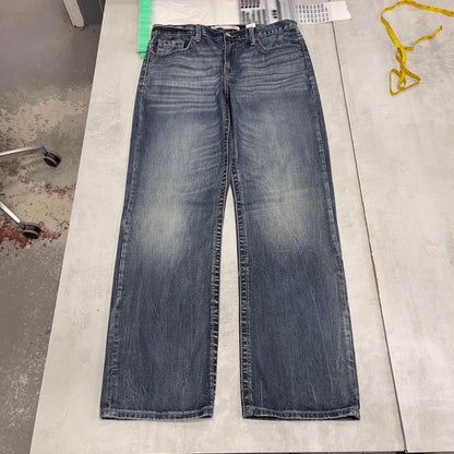 Mens Tin Haul embroidered jeans W38L34 y2k style stich detailing