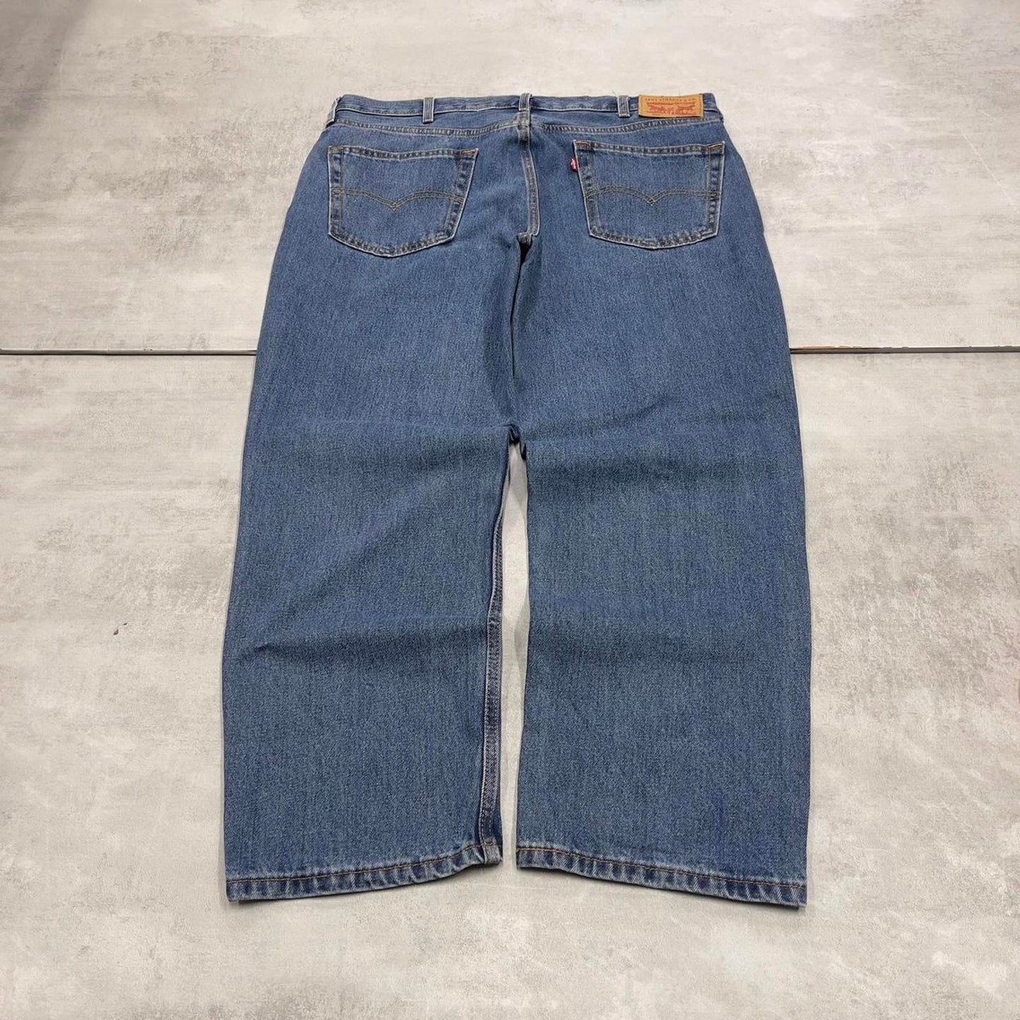 Baggy Levis 550 jeans W38 L29 blue loose 90s relaxed style skater jeans red tab logo