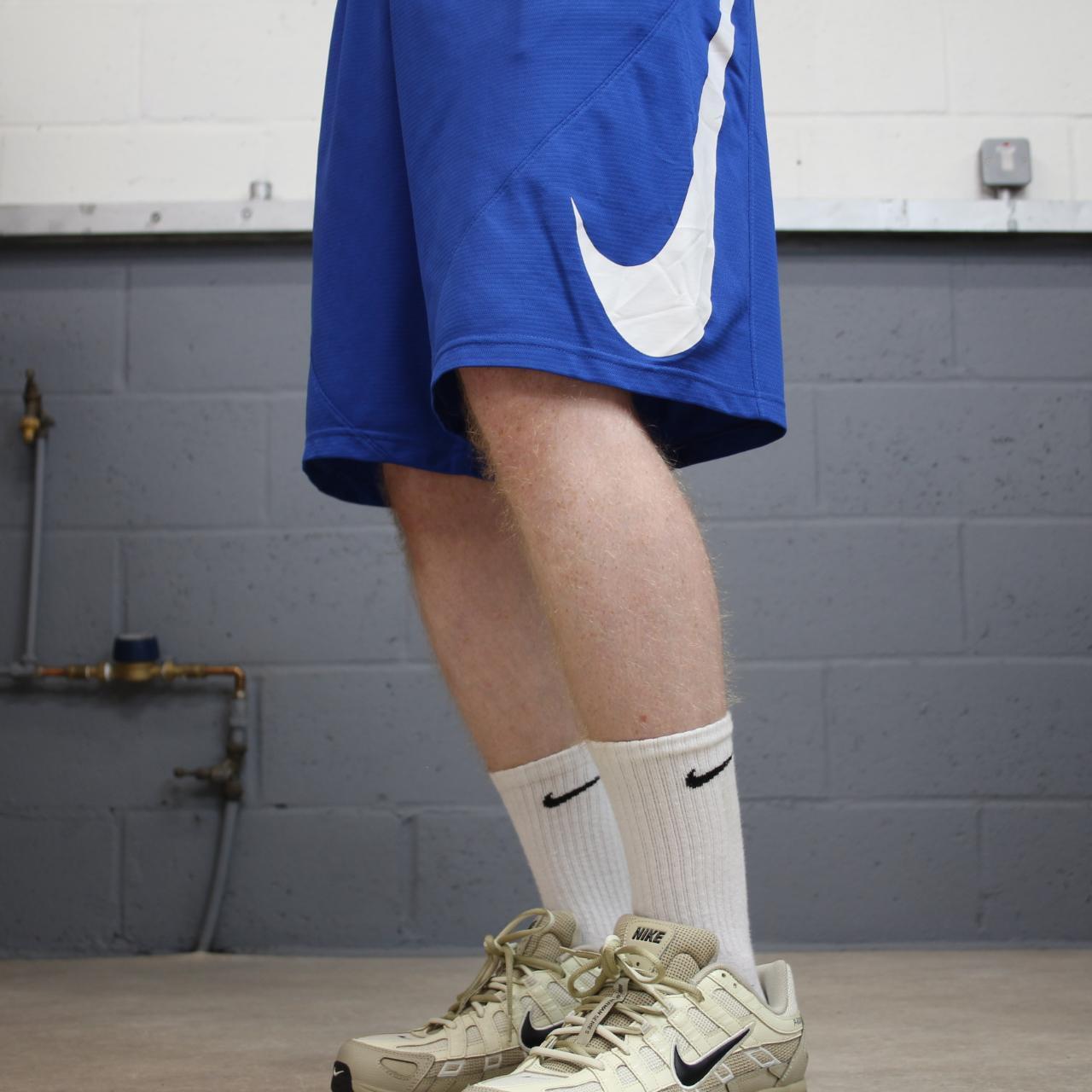 Nike sports shorts y2k Dri-Fit blue Drawstring comfy loose floaty summer gym shorts