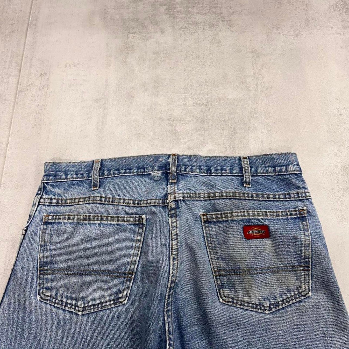 Blue Dickies jeans W36L32 distressed American workwear denim