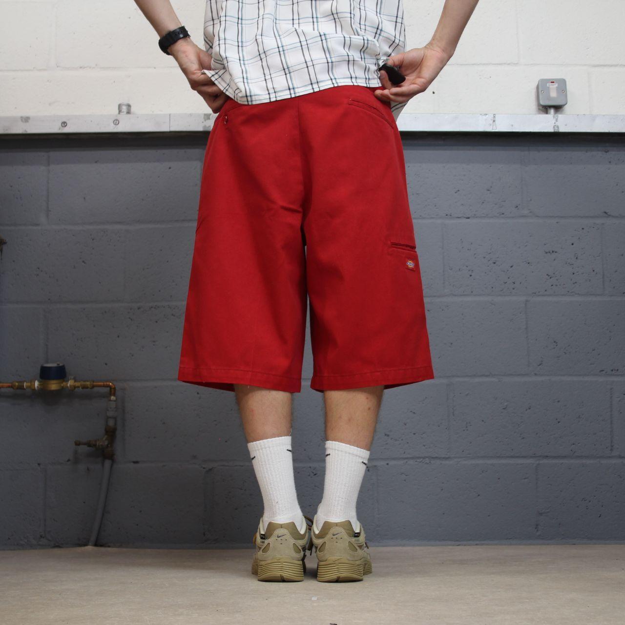 Dickies baggy chino shorts carpenter navy Chino style skater shorts long wide leg festival