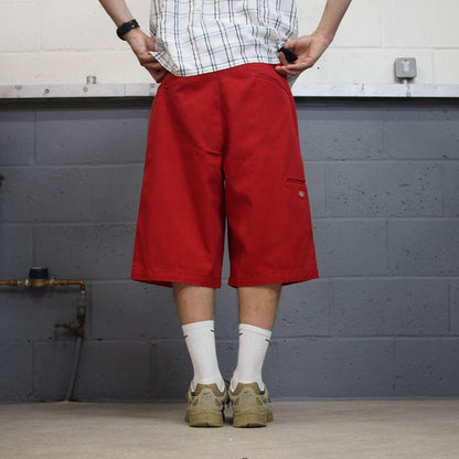 Dickies baggy chino shorts carpenter navy Chino style skater shorts long wide leg festival