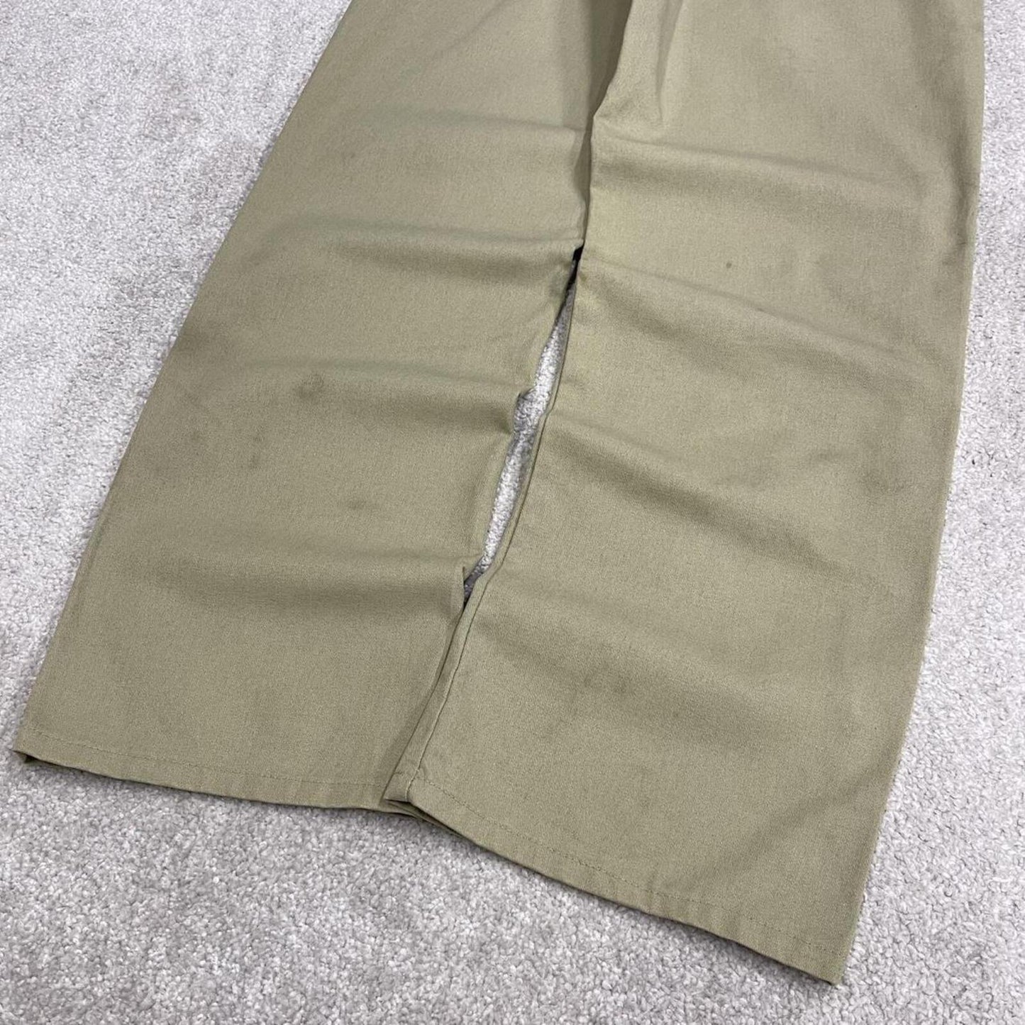 Y2K Dickies work pants khaki Straight twill chino style workwear skater trousers