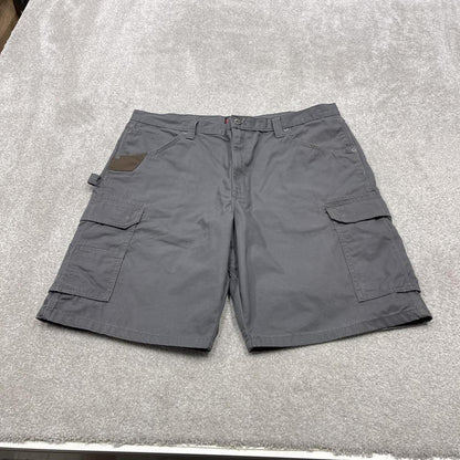 Wrangler baggy cargo shorts carpenter grey Loose wide leg skater style summer jorts