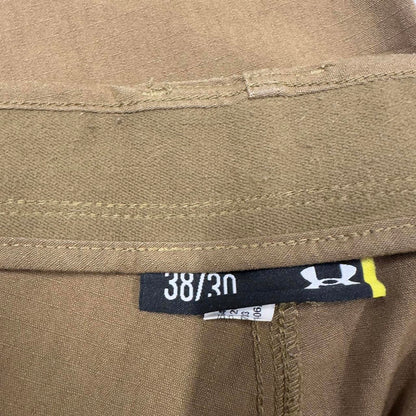 Baggy Under Armour cargo pants W38 L30 Tan loose cargos utility pockets