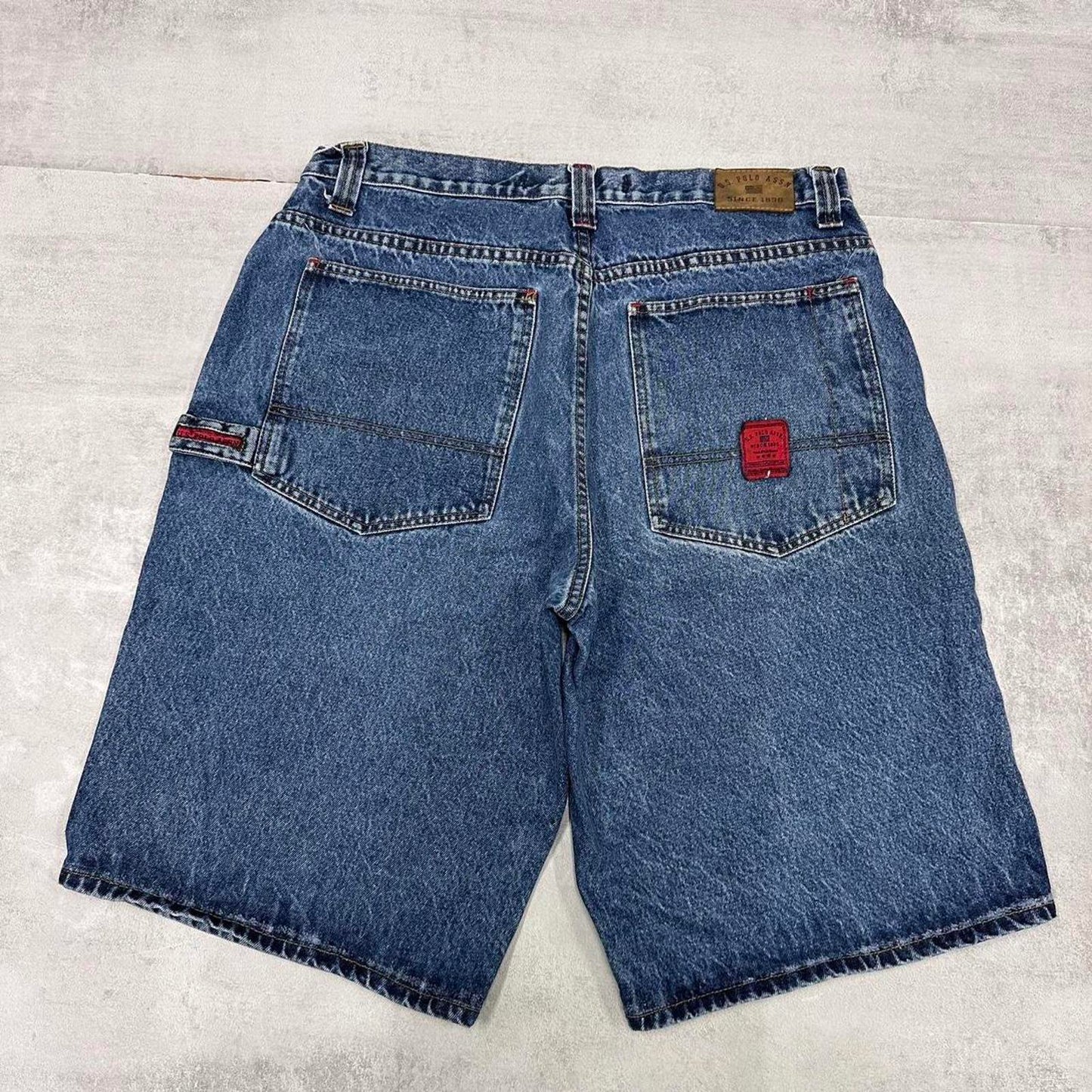 Baggy Polo Assn carpenter jorts W34