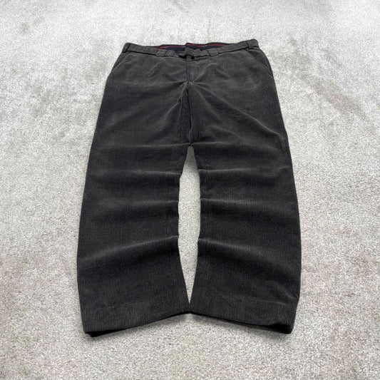 Vintage wide wale corduroy trousers W38L34 Meyer chunky jumbo cord pants 90s skate style