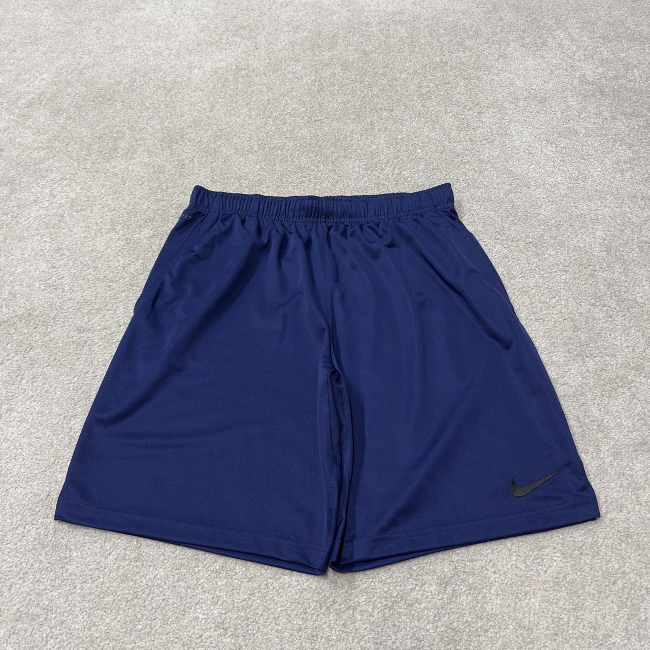 Nike sports shorts y2k loose blue Dri-Fit comfy floaty summer gym shorts