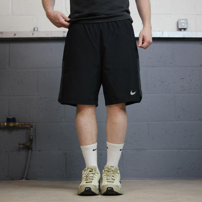 Nike sports shorts y2k loose black Dri-Fit comfy floaty summer gym shorts