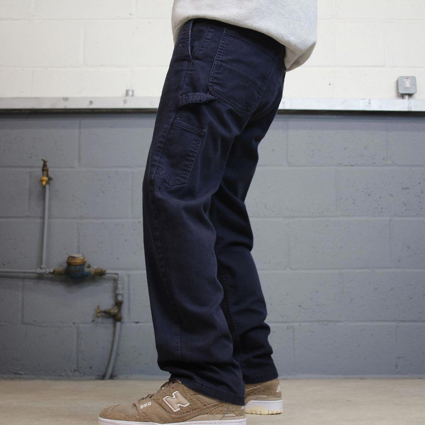 Carhartt carpenter jeans navy W34L28 90s skater style canvas cargos