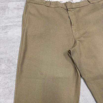 Khaki beige baggy Dickies 874 pants W42L30