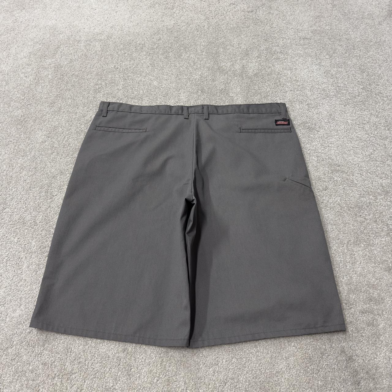 Dickies long baggy shorts W42 grey carpenter Long chino skater style utility workwear belt loops