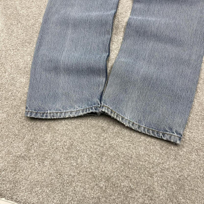 Y2k Levi's 505 jeans blue 30x32 Straight leg / slim denim pants red tab logo