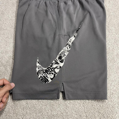 Nike sports shorts y2k loose grey Loose comfy floaty summer gym shorts