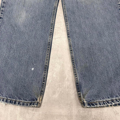 Baggy Levis 550 jeans W36 L30 Blue loose relaxed fit denim trousers red tab logo