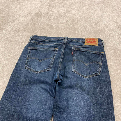 Vintage y2k Levi's 505 jeans blue Straight leg denim workwear trousers