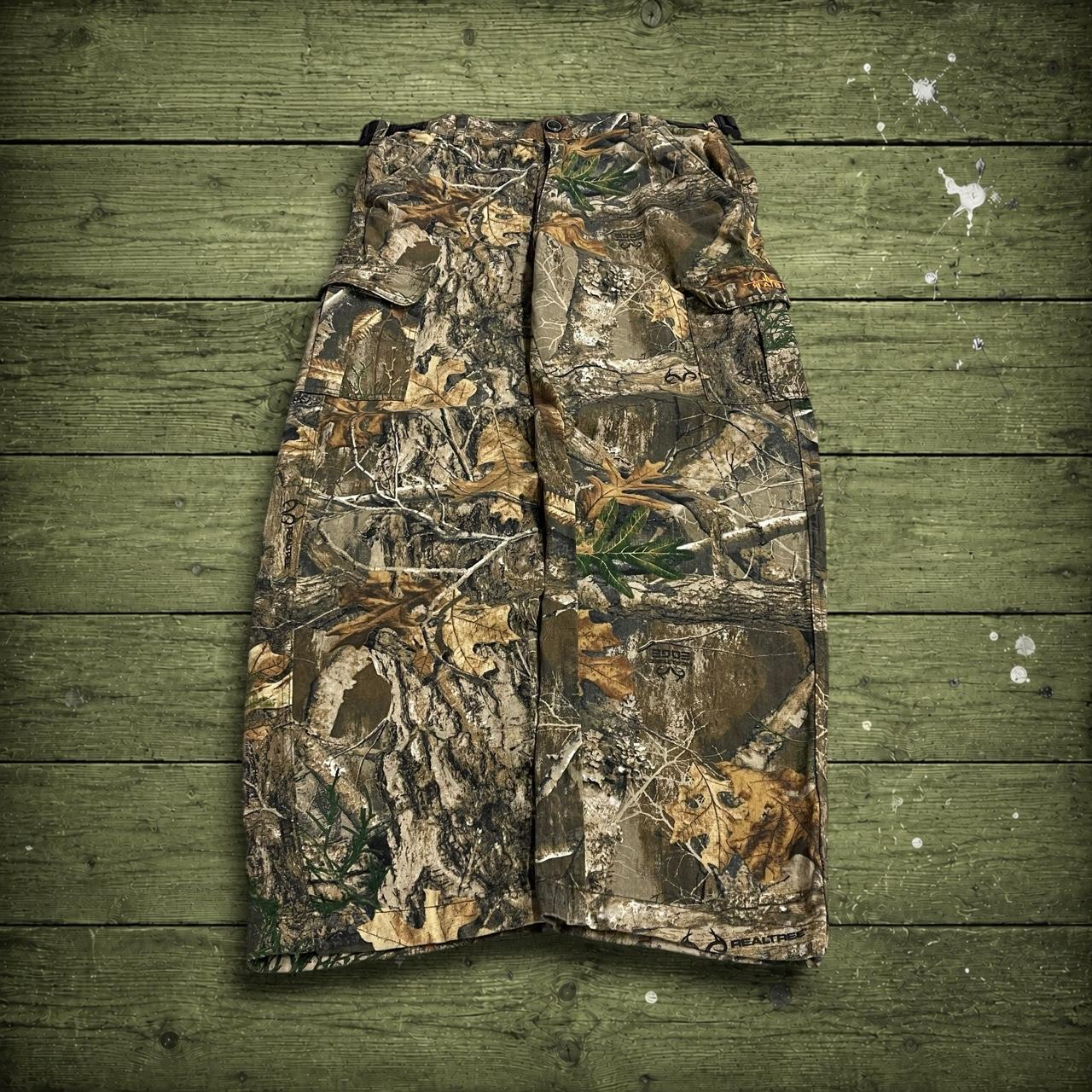 Vintage camo cargo pants y2k utility khaki Habit Realtree camouflage hunting cargos