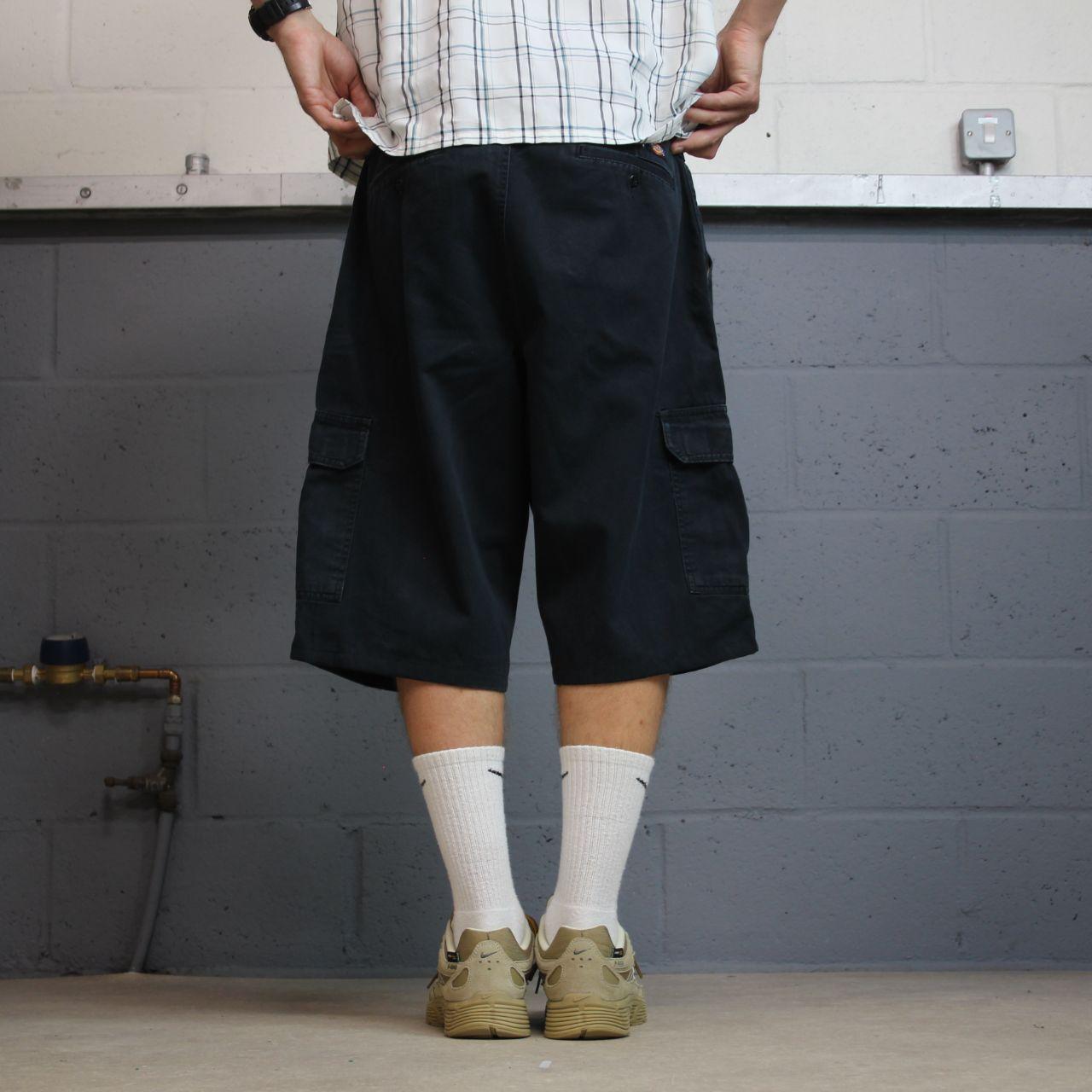 Dickies baggy cargo shorts y2k long black Twill chino skater style cargo shorts