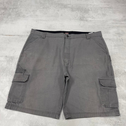 Grey baggy Dickies cargo shorts W42