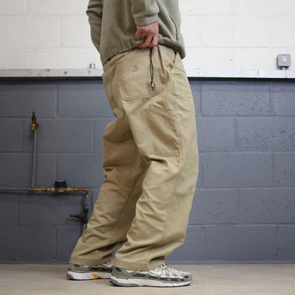 Carhartt carpenter pants W42L30 loose khaki relaxed fit skate pants