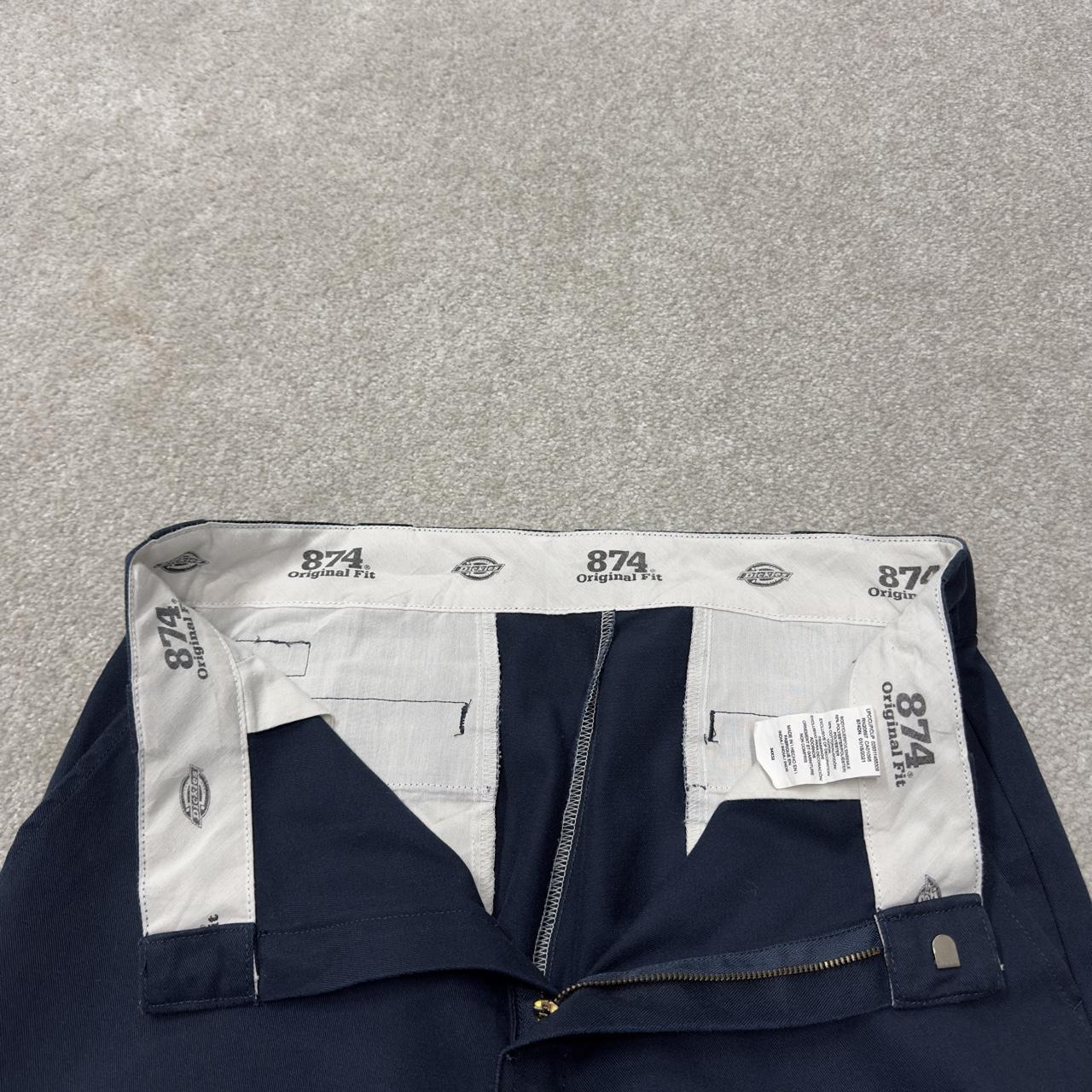 Dickies 874 original fit pants navy W32L32 Loose leg twill chino style skate work trousers