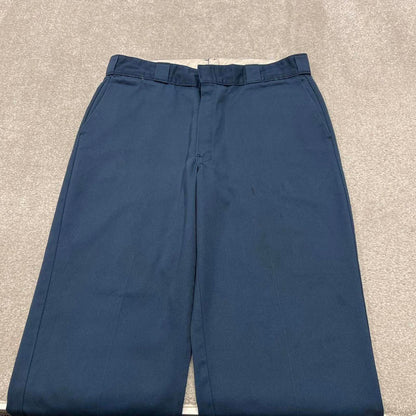 Y2K Dickies work pants faded navy Loose leg chino skater style trousers