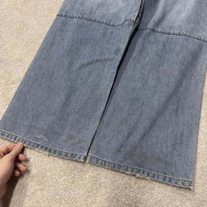 Y2K Phat Farm baggy jeans W38L32 blue wide leg skater style jeans