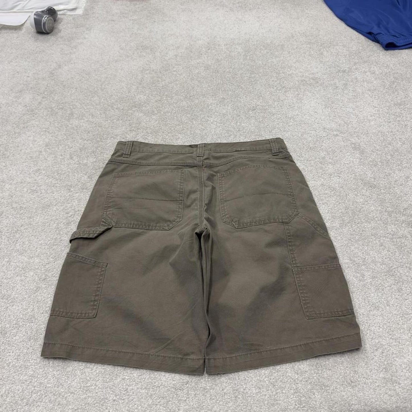 Faded Glory carpenter shorts khaki Loose skater style summer festival cargo jorts