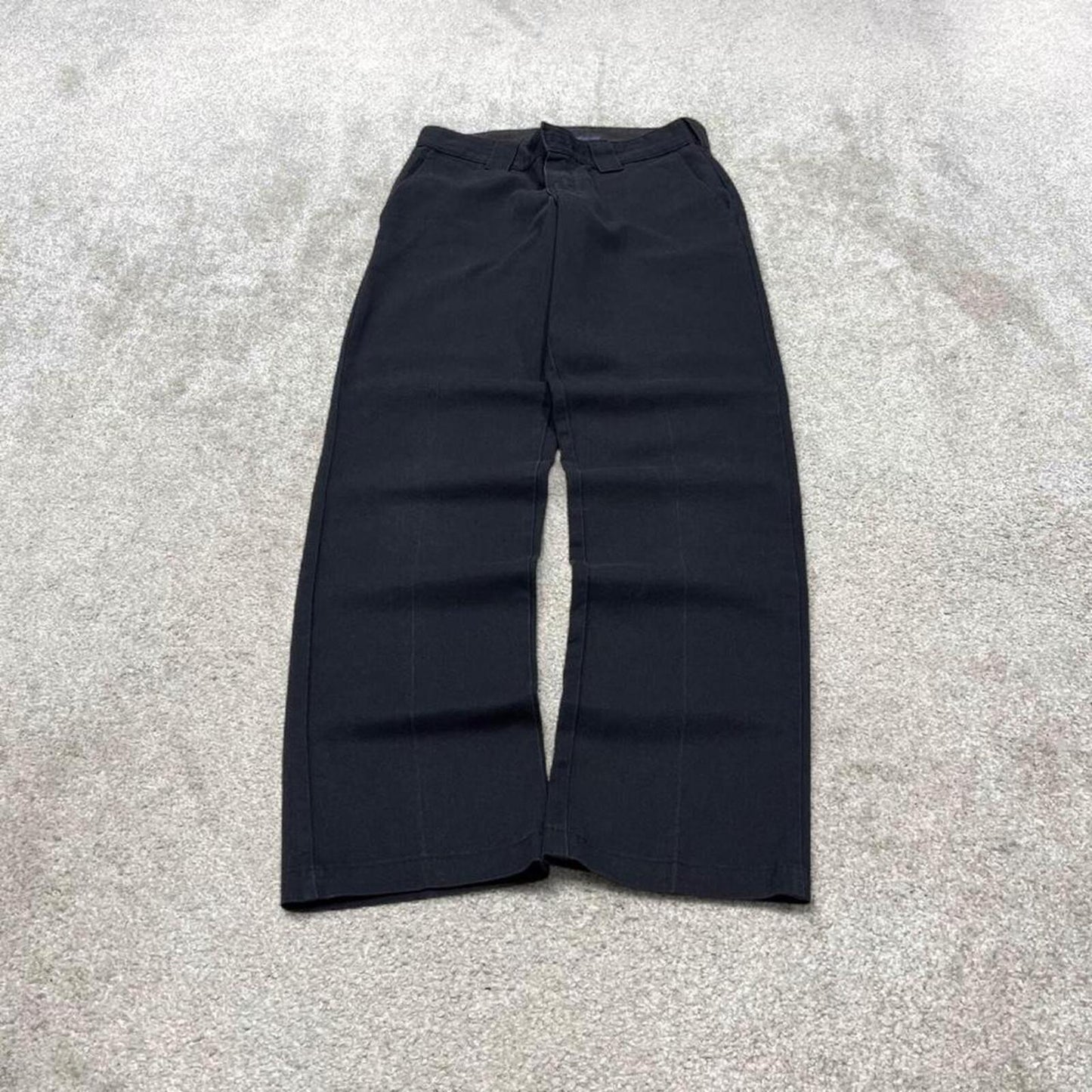 Dickies work pants skater style black Straight leg chino style workwear skater trousers