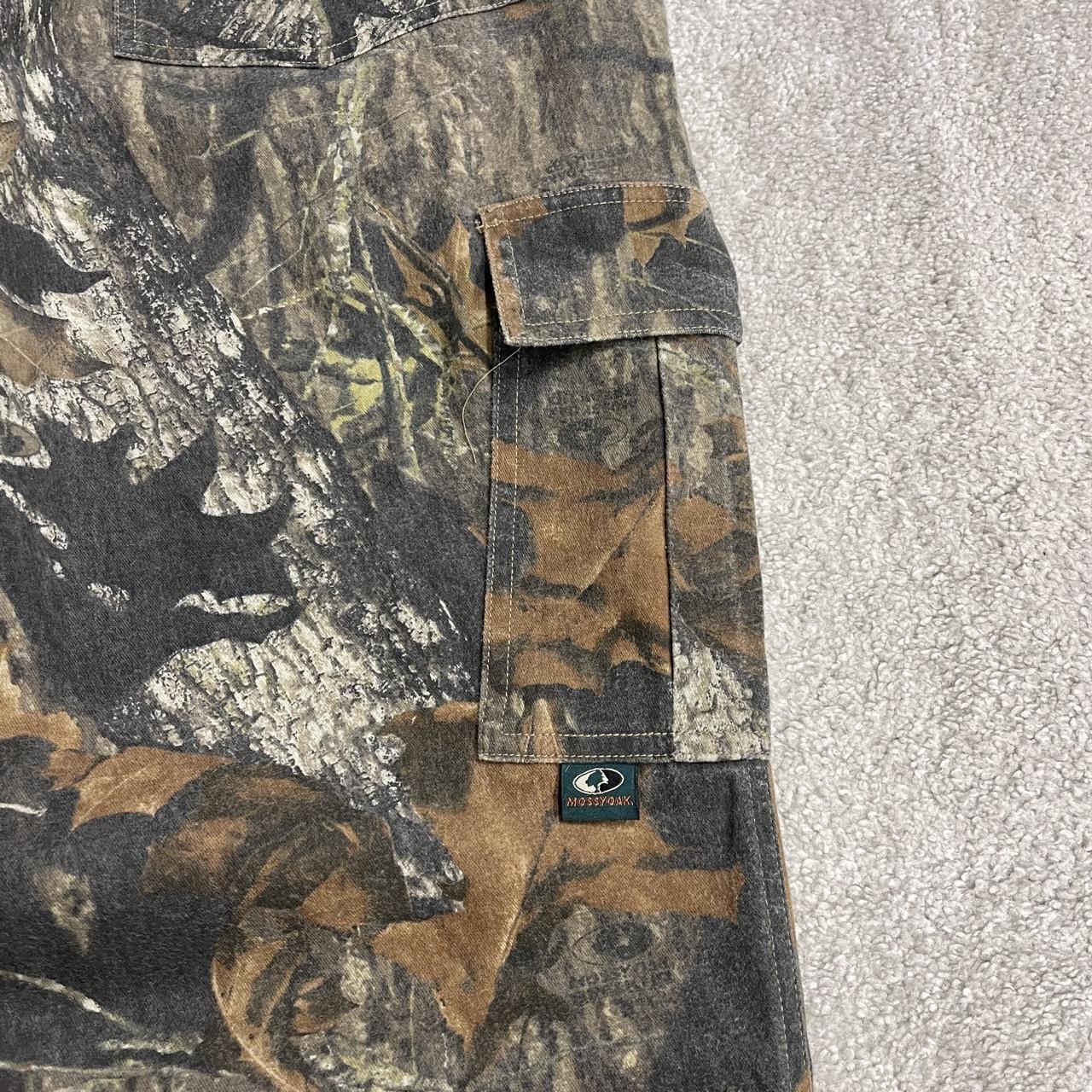 Cabela’s camo cargo pants y2k utility khaki Loose Mossy Oak camouflage hunting cargos