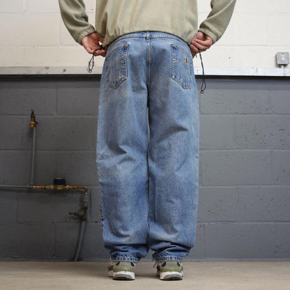 Vintage Carhartt jeans denim work pants blue 38x32 Loose relaxed fit skate style workwear pants