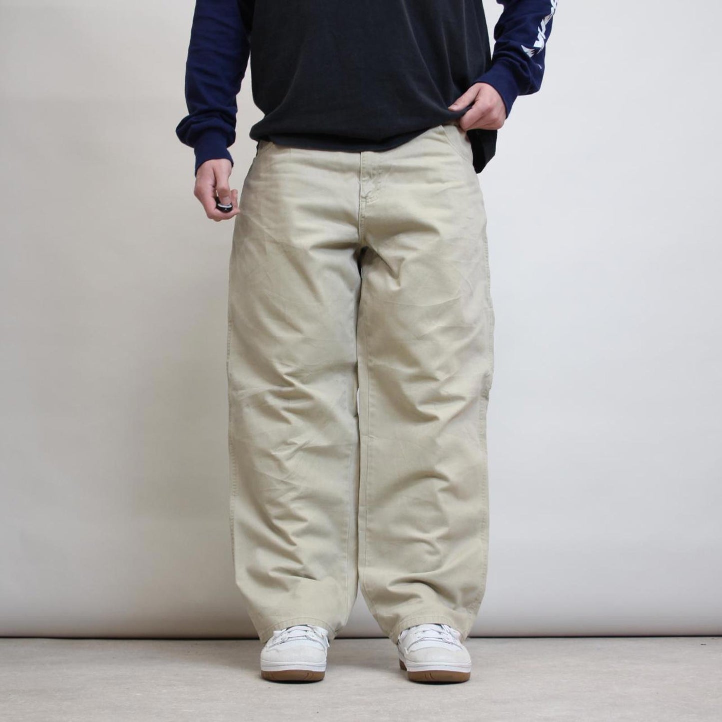 Wrangler cargo pants W36L30 beige loose cargo skater style trousers