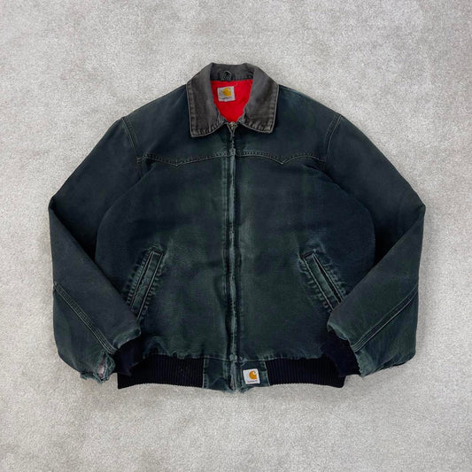 Vintage Black Carhartt Santa Fe Jacket XL