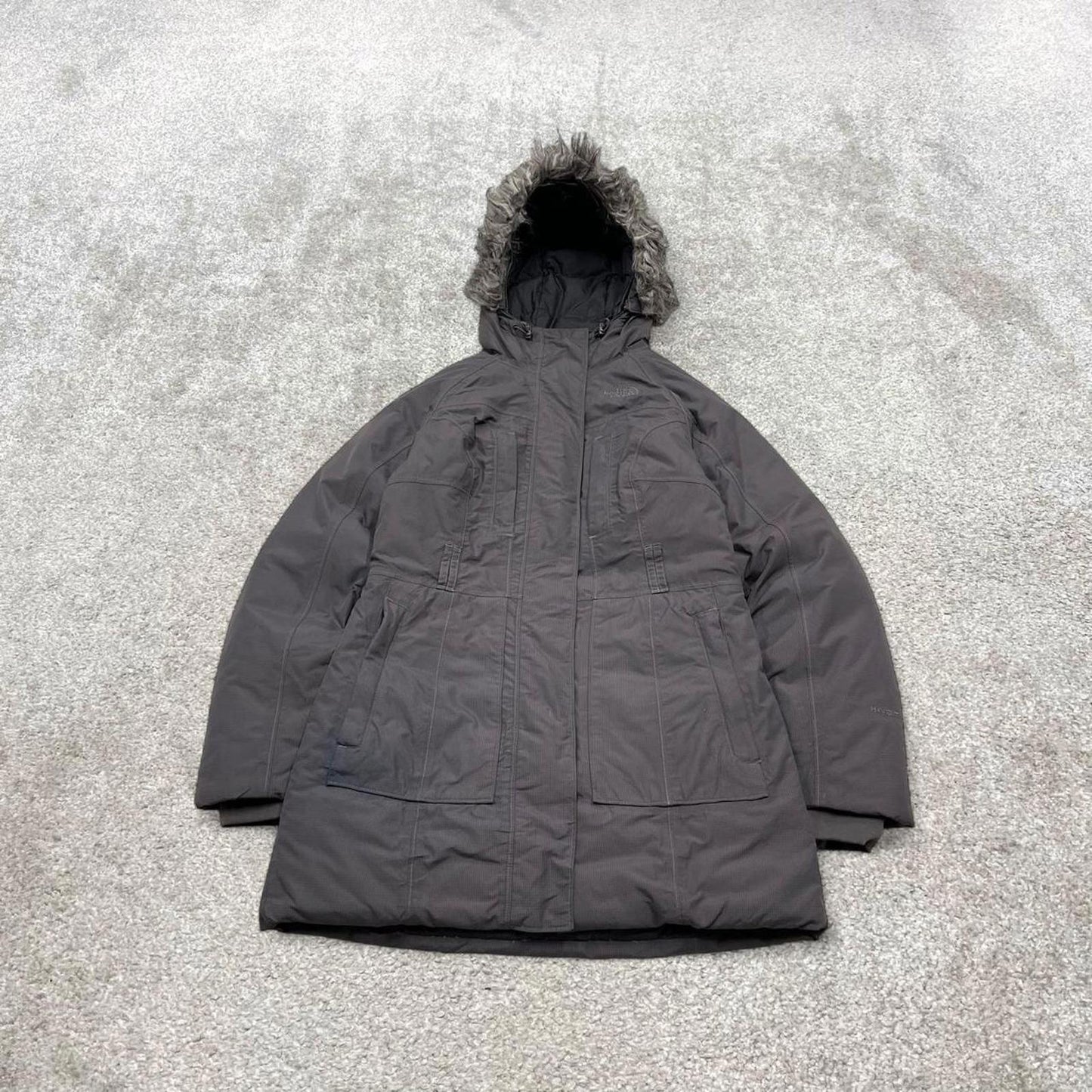 North Face HyVent puffer jacket S women's y2k 00s style tech parka windbreaker autumn
