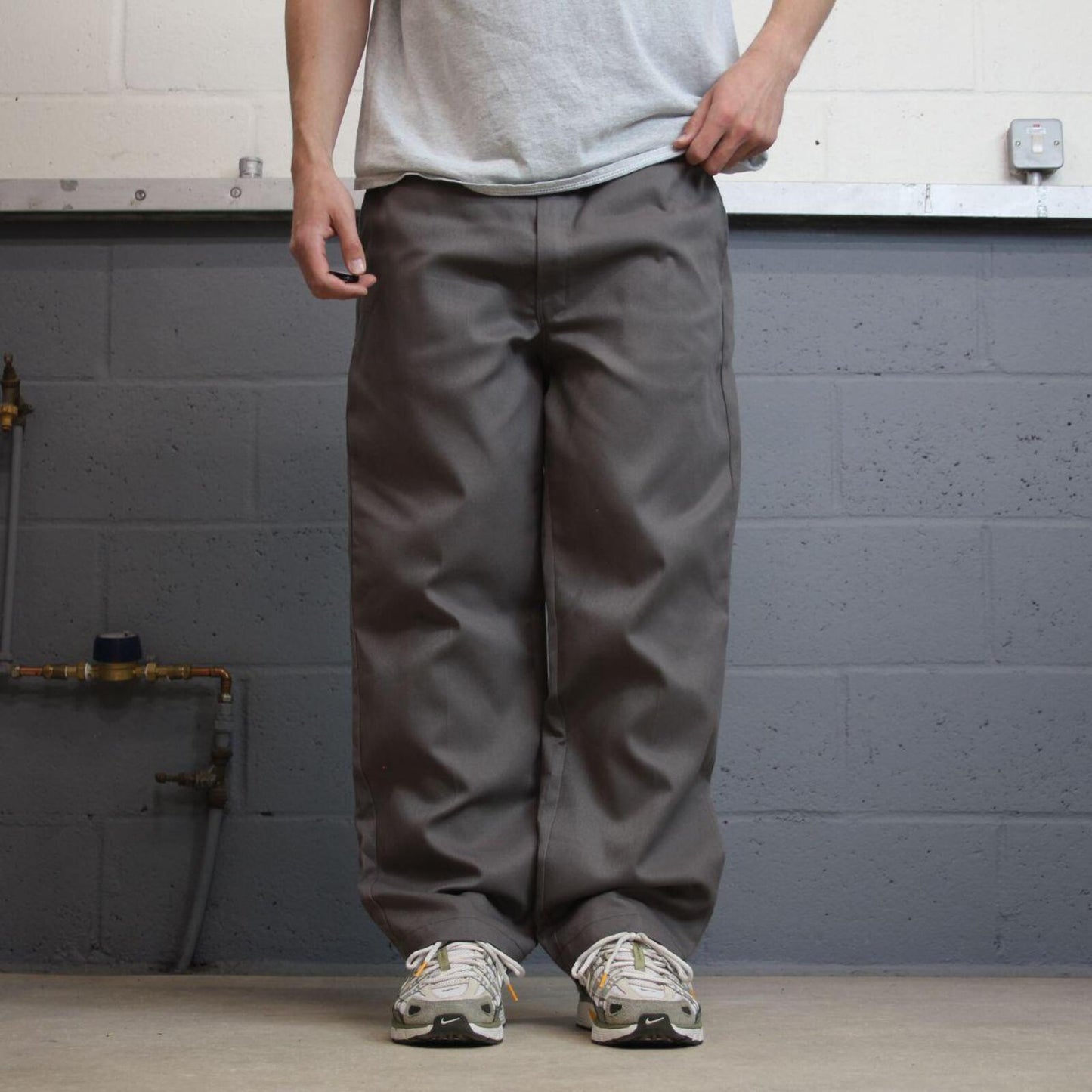 Dickies 874 work pants loose grey Twill chino skate style trousers original fit