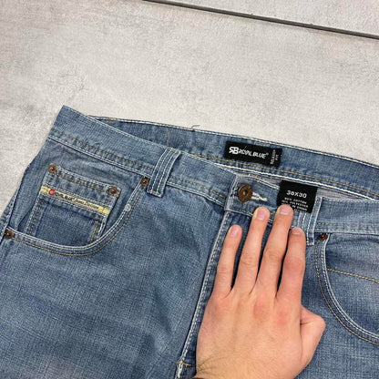 Baggy Royal Blue jeans W36 L30