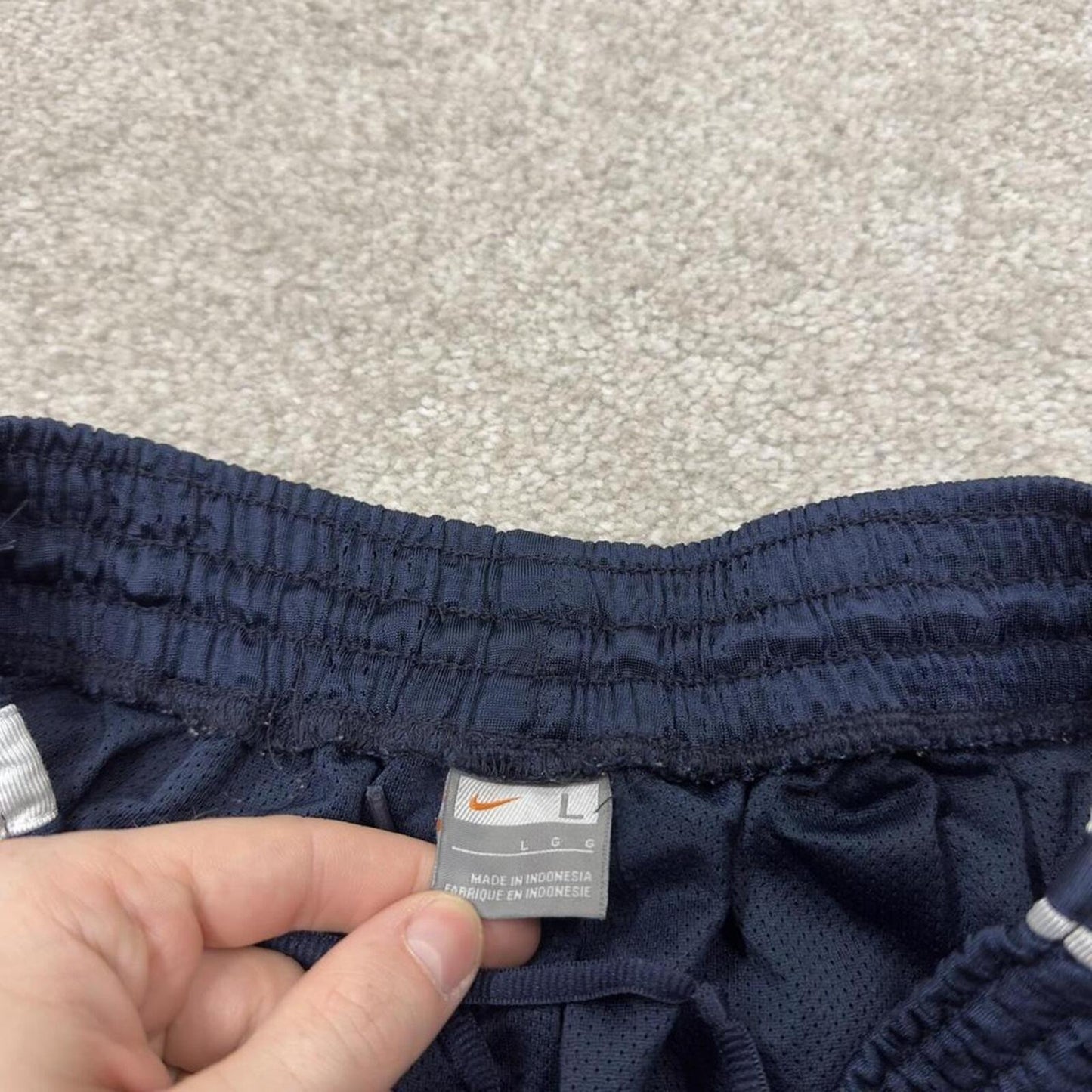 Nike sports shorts y2k loose navy Basketball style comfy floaty summer gym shorts