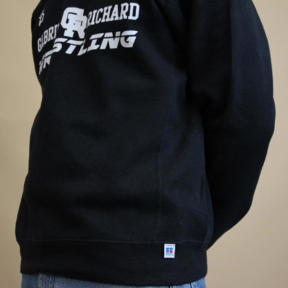 Black vintage Russell sweatshirt M